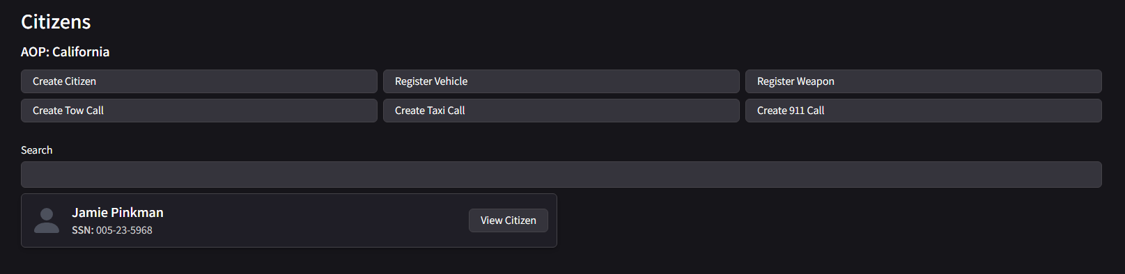 Register Weapon Step 1